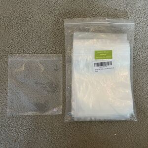 500 5x5 Clear Plastic Reclosable Bags 2 Mil‎